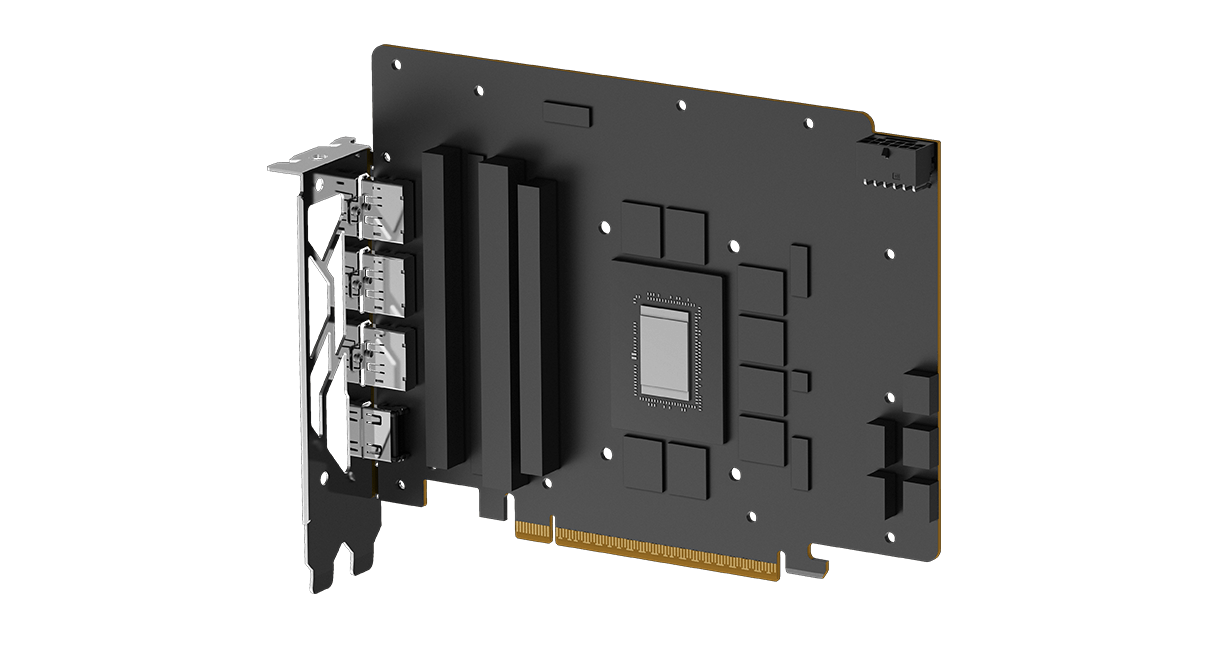 Graphics card thermal design explosion view base