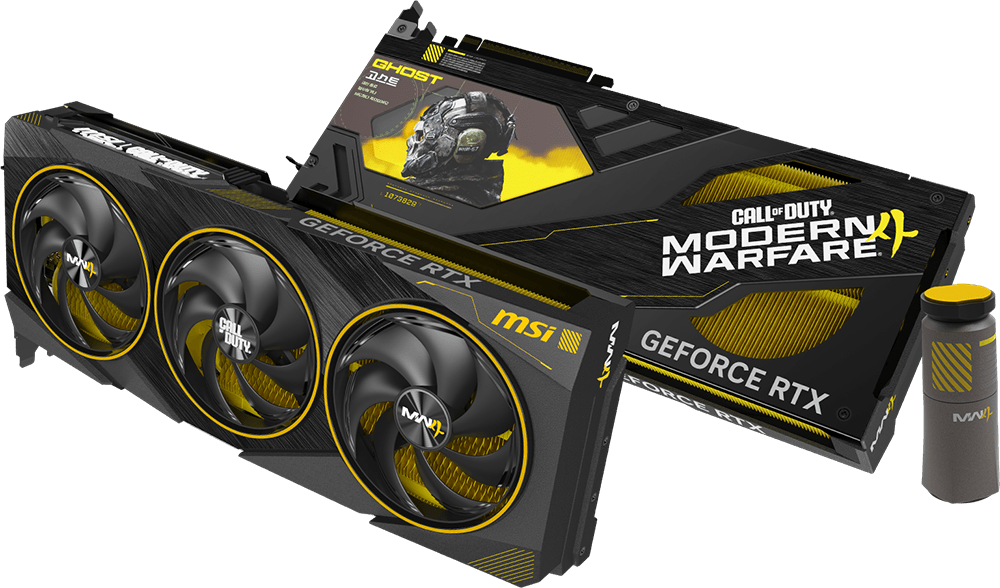 MSI GeForce RTX 5080 Call of Duty Modern Warfare edition graphics card