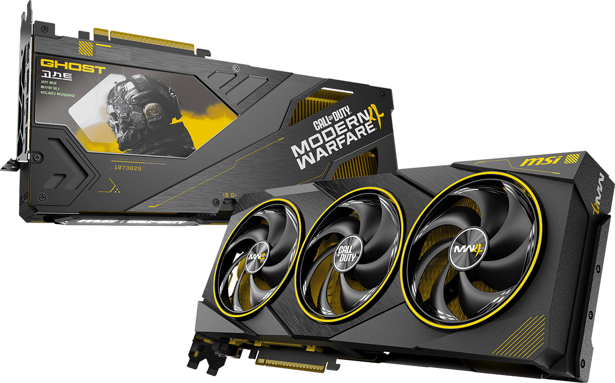 MSI GeForce RTX 5080 Call of Duty Modern Warfare edition graphics card