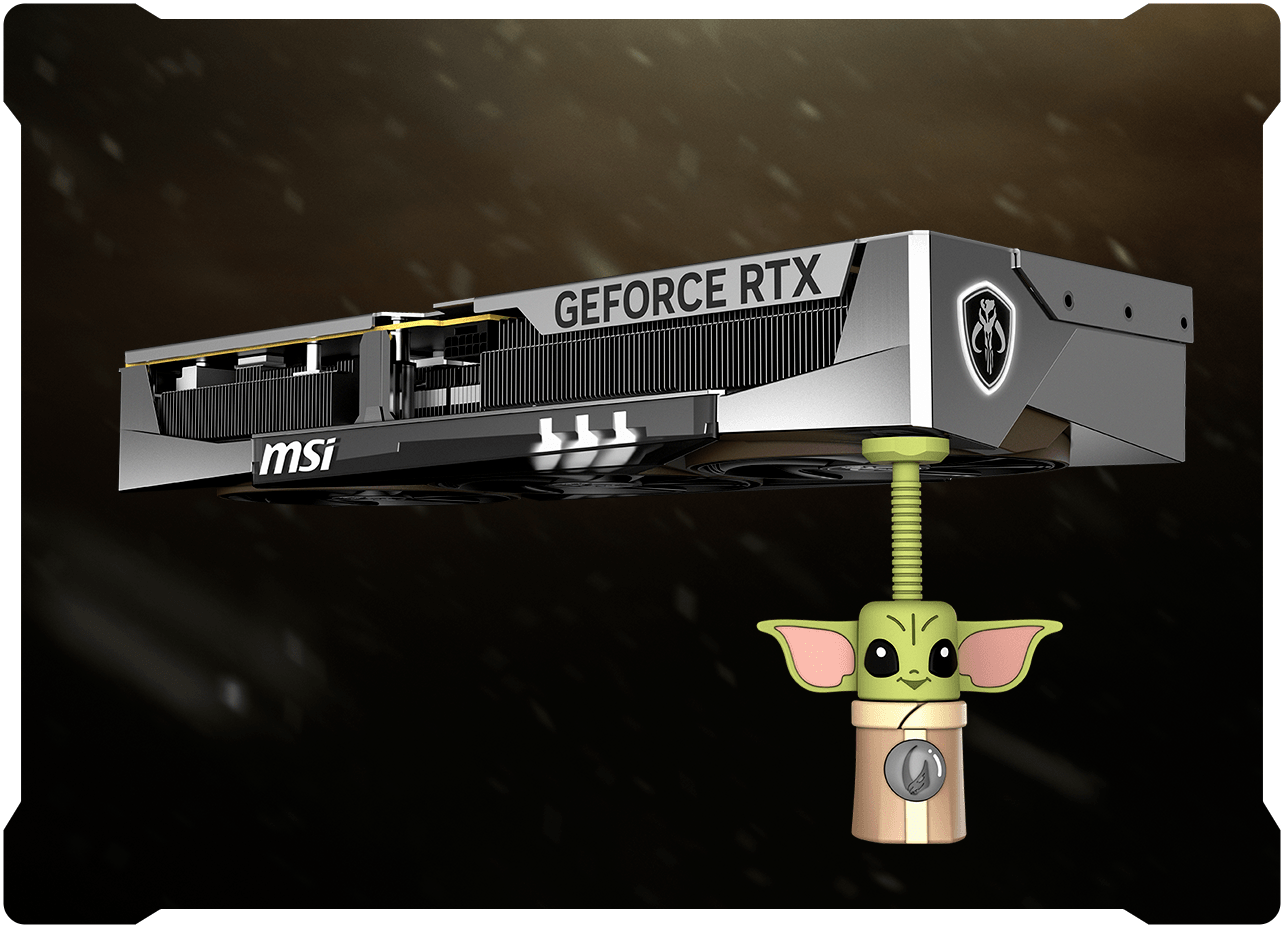 GeForce RTX™ 5080 16G The Mandalorian and Grogu Edition OC - Grogu Support Stand