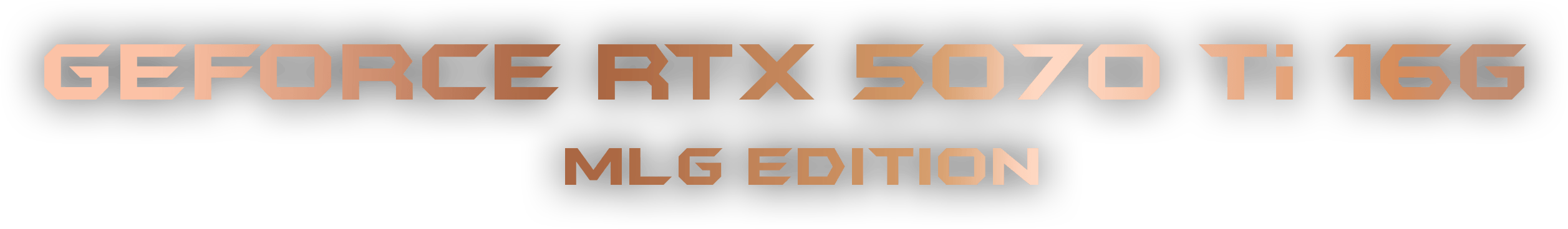 MSI RTX 5070 Ti 16G MLG EDITION