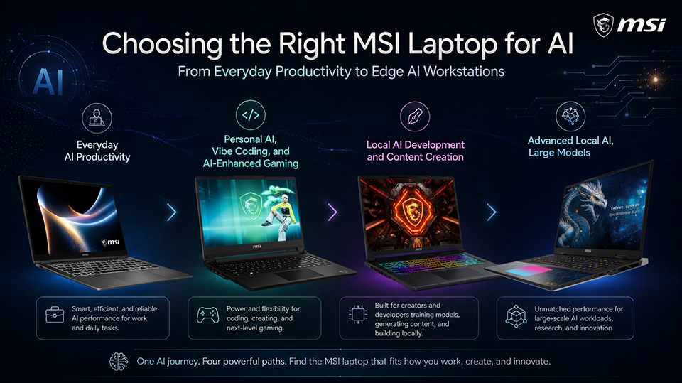 Choosing the Right MSI Laptop for AI