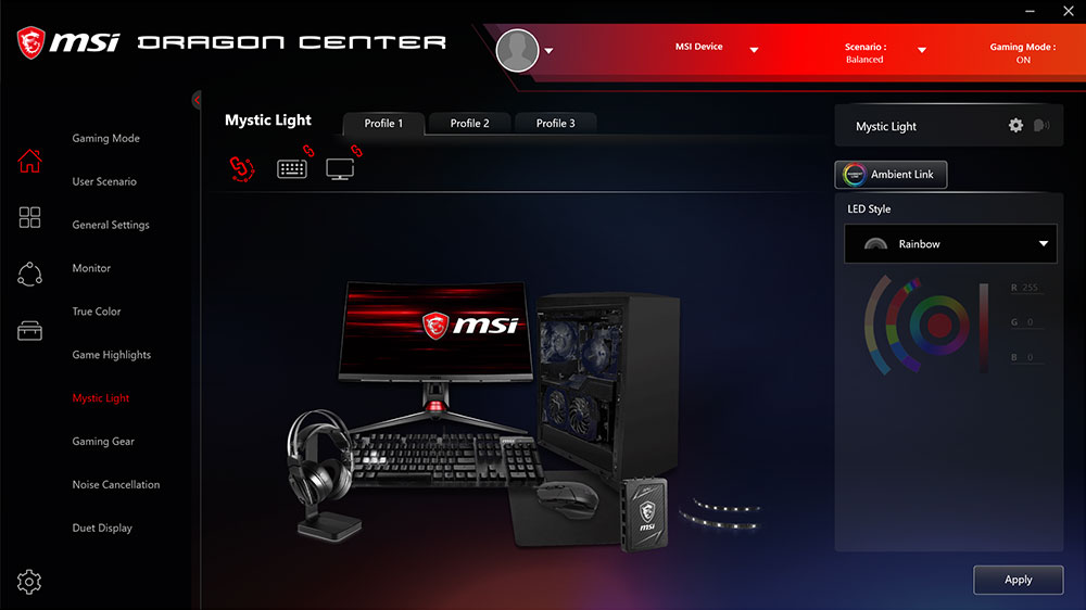 cant open msi dragon center