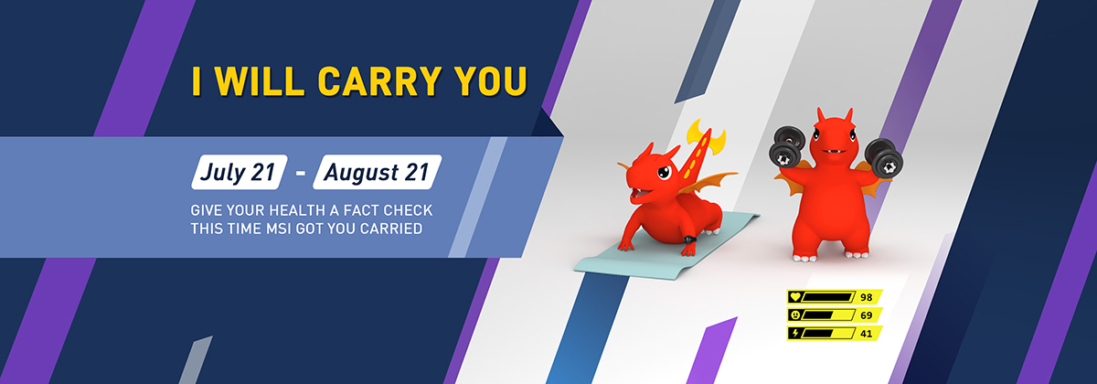 MSI Announces Campaign and Grand Raffle to Encourage Healthy Gaming!