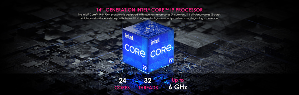 MPG Infinite X2 14th equip with the latest Intel® CPU