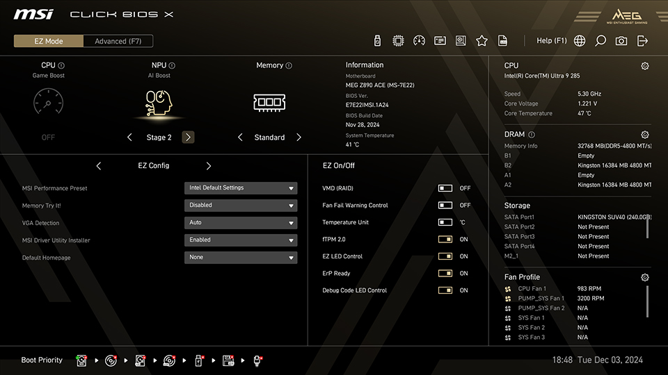 MSI AI Boost Enhances Intel Core Ultra 9 285K AI Performance