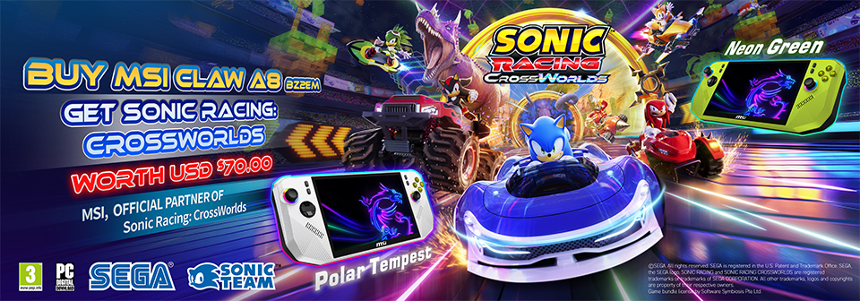 Sonic Racing: CrossWorlds PC game