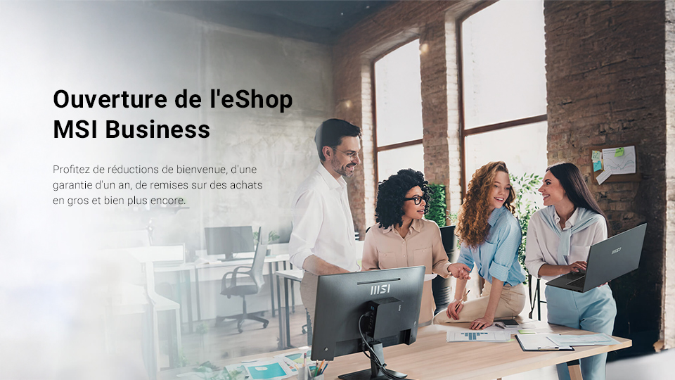 MSI lance sa boutique en ligne dédiée au commerce B2B