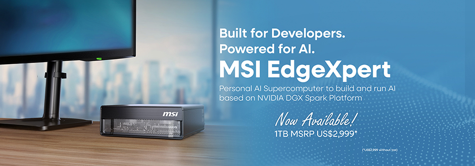 MSI EdgeXpert Personal AI Supercomputer