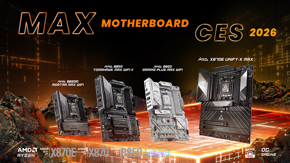 AMD X870E MAX & EVO Series