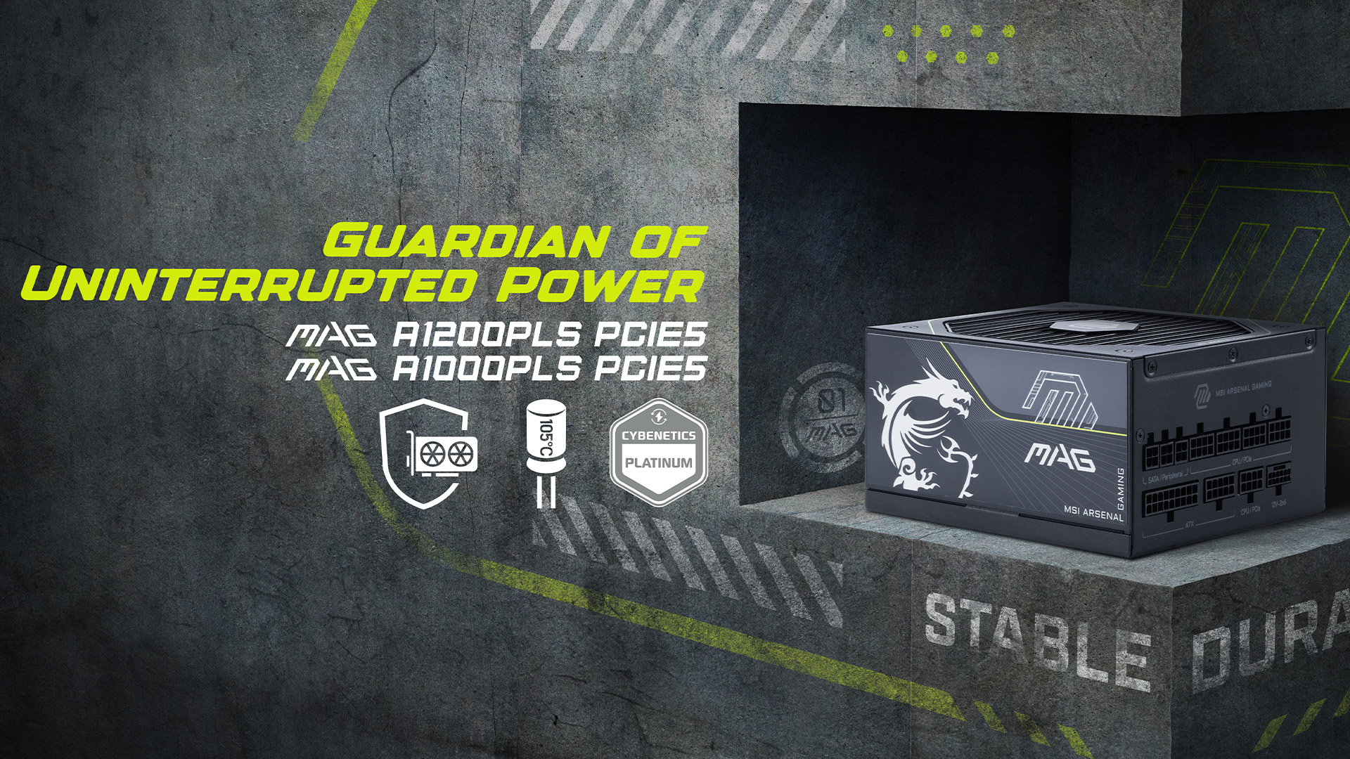 MAG A1200PLS PCIE5 and MAG A1000PLS PCIE5 – The Guardian of Uninterrupted Power