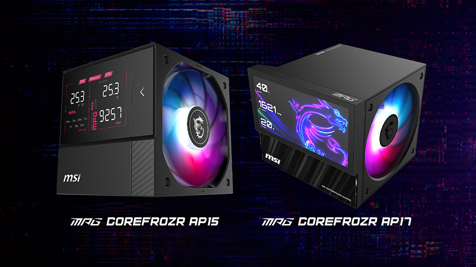 The MPG COREFROZR AP15 & AP17 Air Coolers – Dual-Tower Evolution