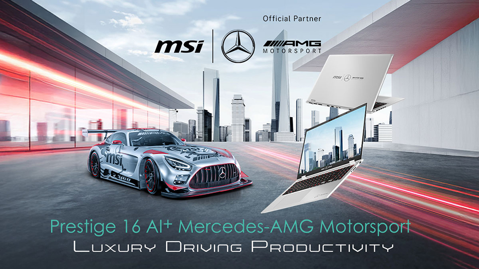 Prestige 16 AI+ Mercedes-AMG Motorsport Limited Edition Laptop