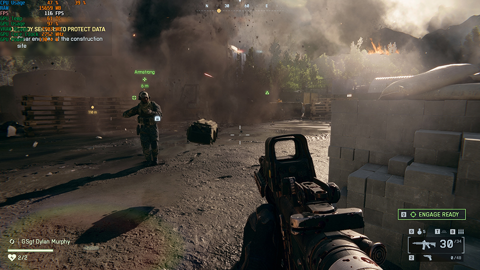 Battlefield 6_RTX 5060 Benchmark_Modo Ultra_1080p_DLSS Desactivado