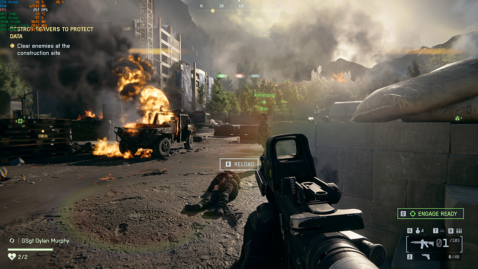 Battlefield 6_RTX 5070 Benchmark_Modo Ultra_1440p_DLSS Activado