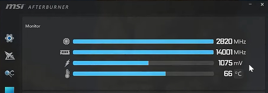 msi afterburner Aplicar tus Ajustes