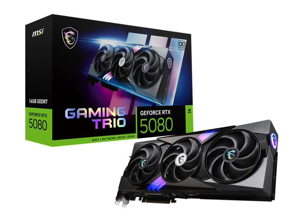 MSI GeForce RTX 5080 16G GAMING TRIO OC