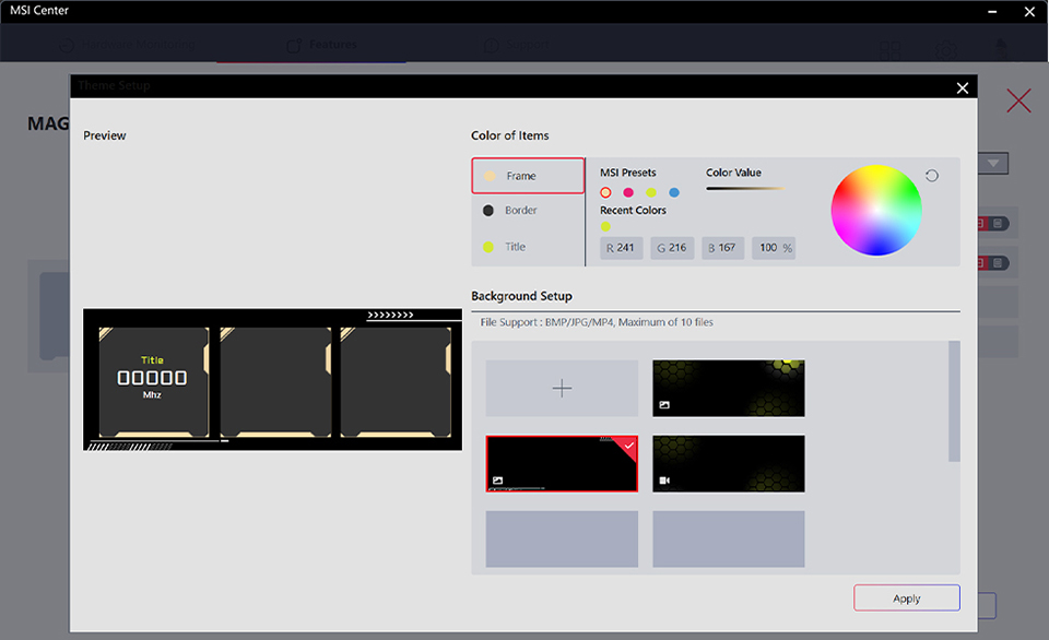 Customize the Block Layout