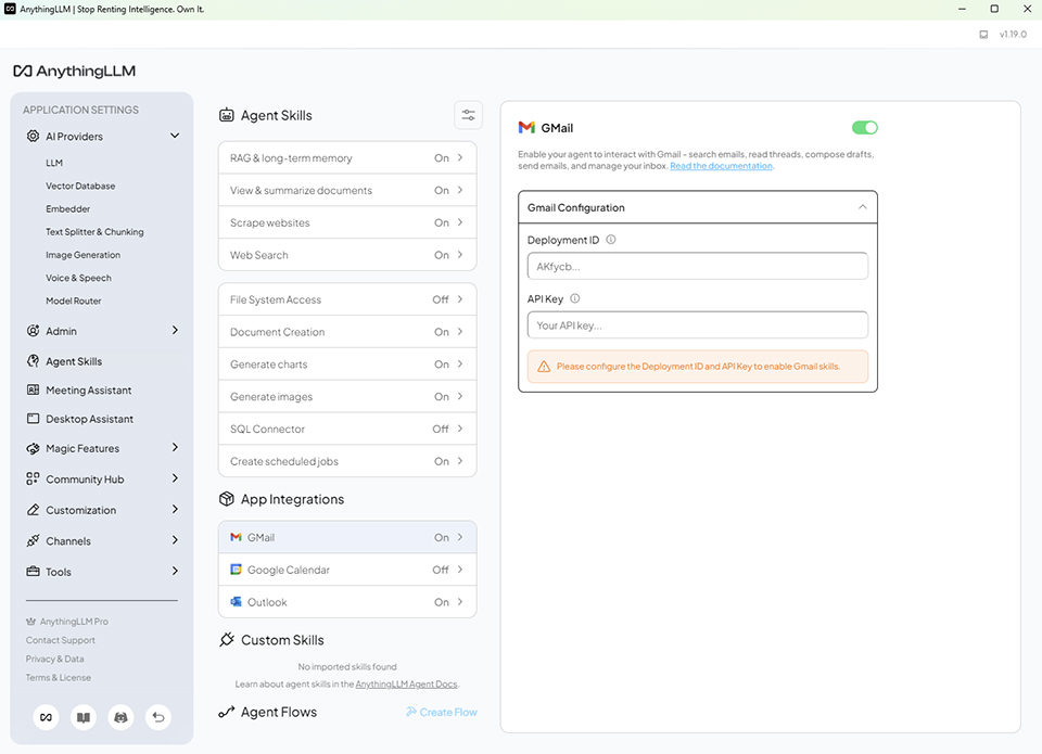 Enable the local model API in Bionic first and note the base URL address