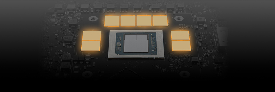 Up to 128GB of Unified Memory enables large AI models beyond traditional VRAM limits.