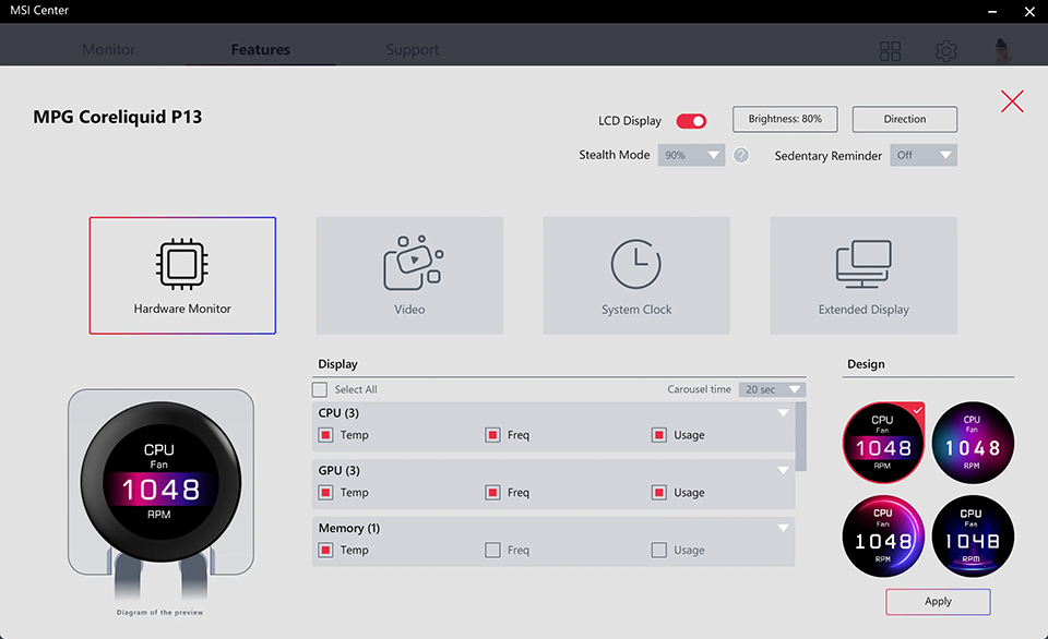 MSI MPG CORELIQUID P13 Series