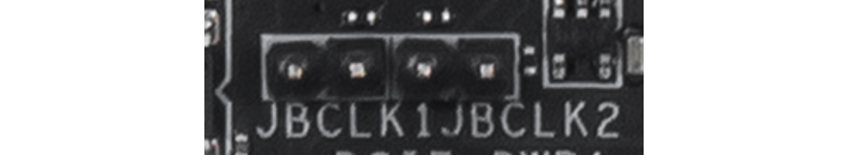 Base clock adjustment pins
