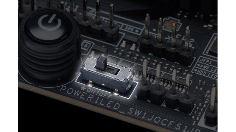 LED_SW: A physical toggle switch used to turn all onboard LED lighting on or off.