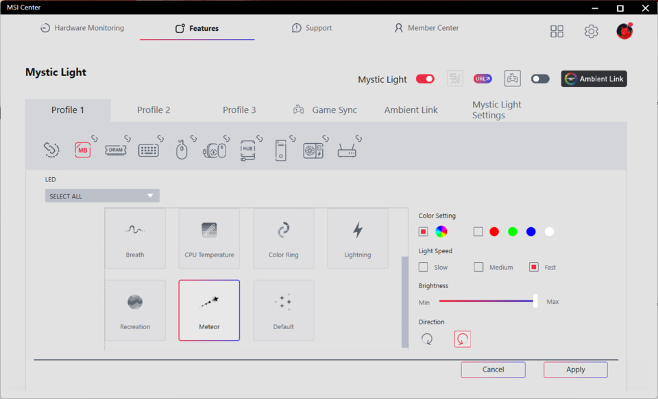 Mystic Light: For the Customization Enthusiast