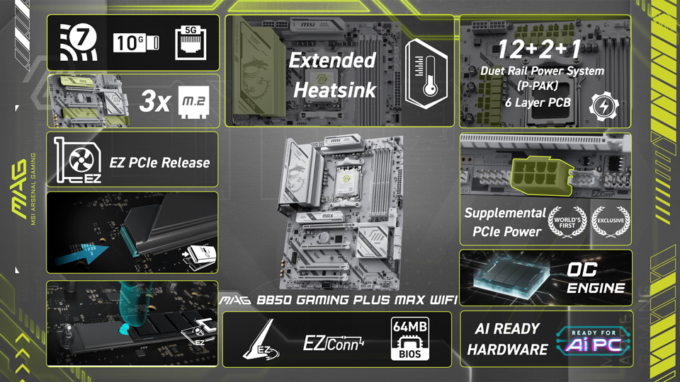 MAG B850 TOMAHAWK MAX WIFI II