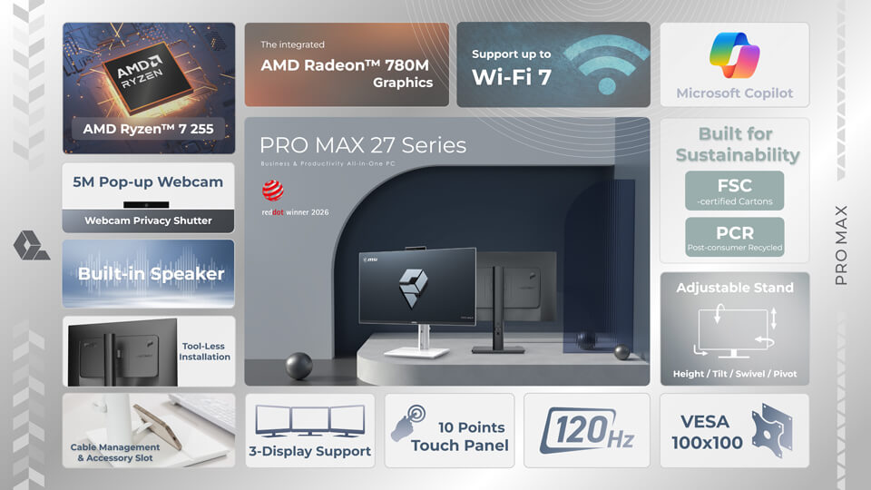 PRO MAX 27TP Z 8MG All-in-One PC