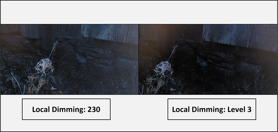 atenuación local: 230