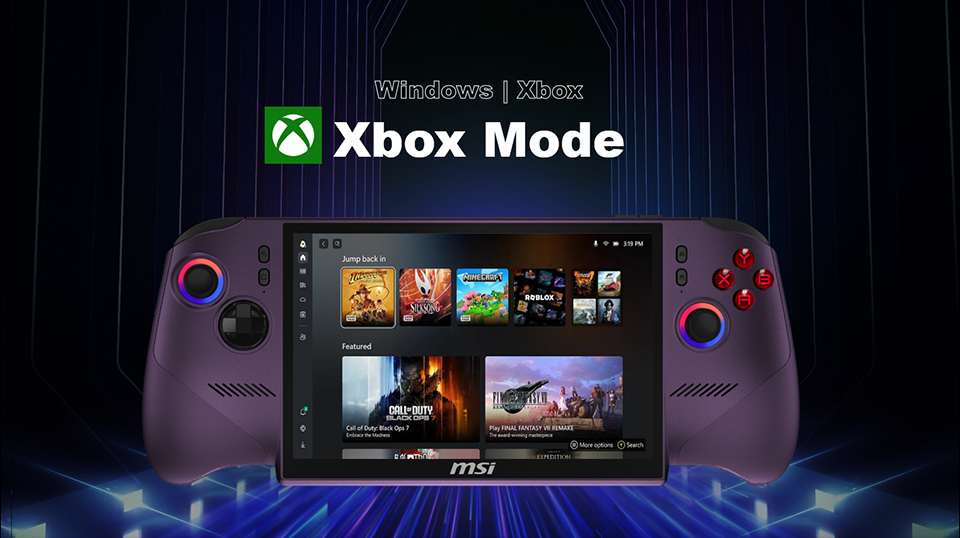 More Immersive Handheld Play Experience