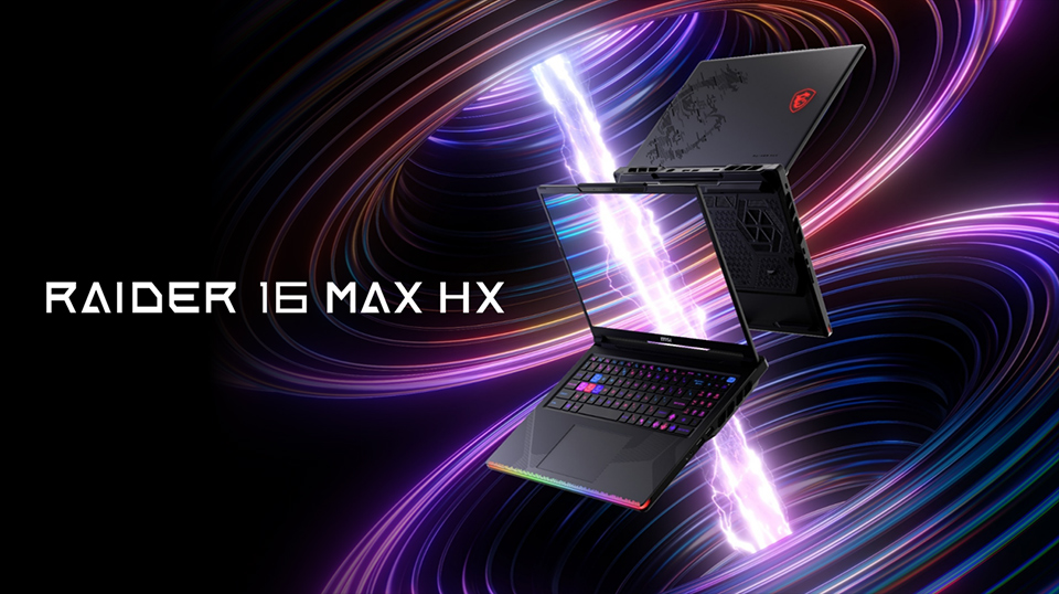 Raider 16 Max HX delivers up to 300W* total power—MSI’s ultimate flagship built for hardcore gamers.