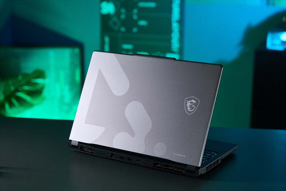 The Cyborg 15 Max combines redesigned dual-fan cooling and a 100% sRGB display for smoother gaming and more vibrant visuals.