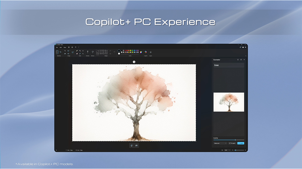 Copilot+ PC experiences help improve creativity, accessibility, and everyday productivity.