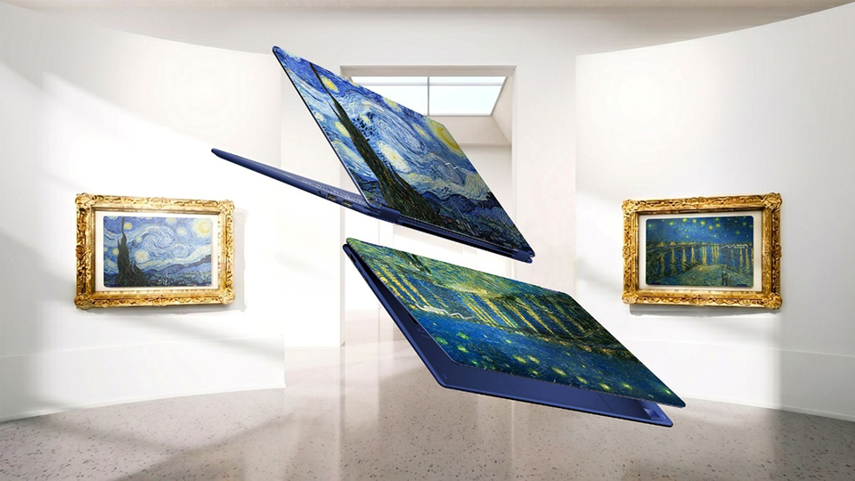 Prestige 14 Flip AI+ Vincent van Gogh Edition: Where Art Meets Technology