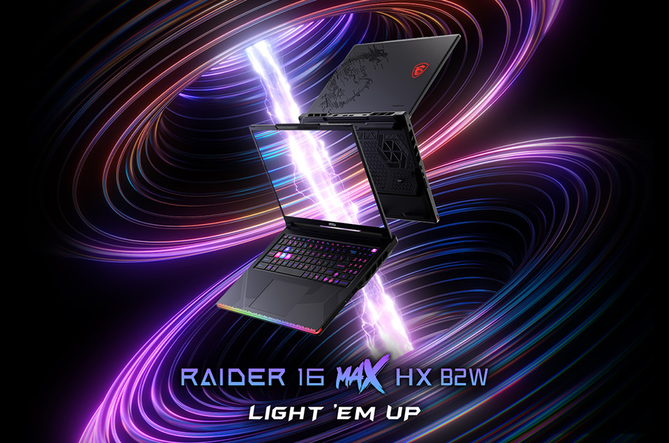 Raider 16 Max HX combines up to 300W of total system power with a redesigned internal architecture