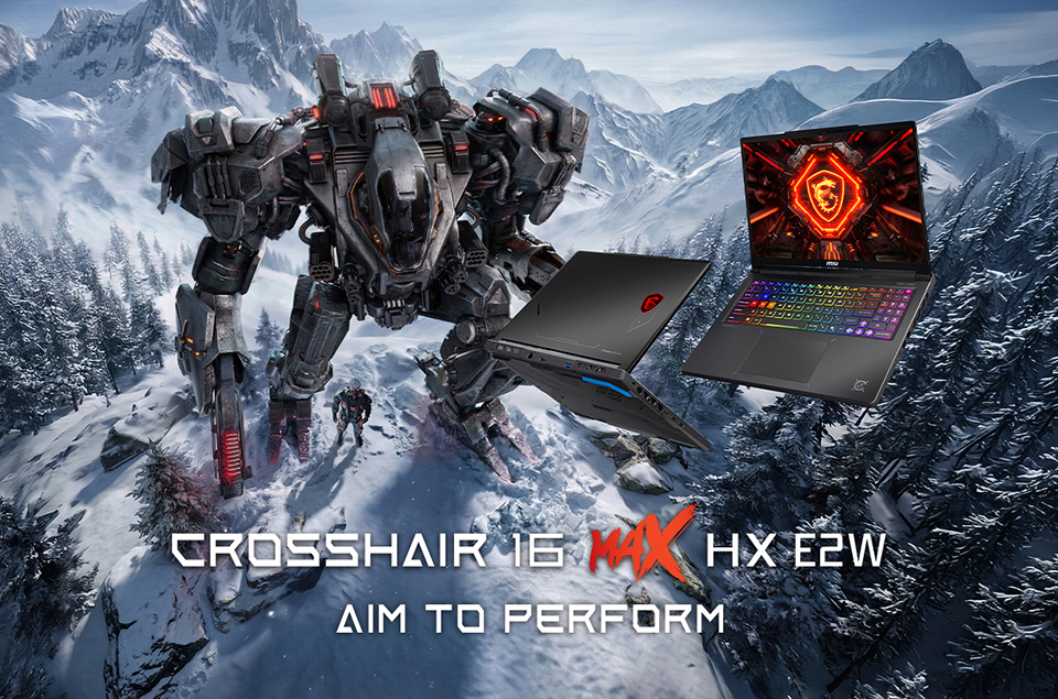 Crosshair 16 Max HX brings together the features gamers want most—strong performance