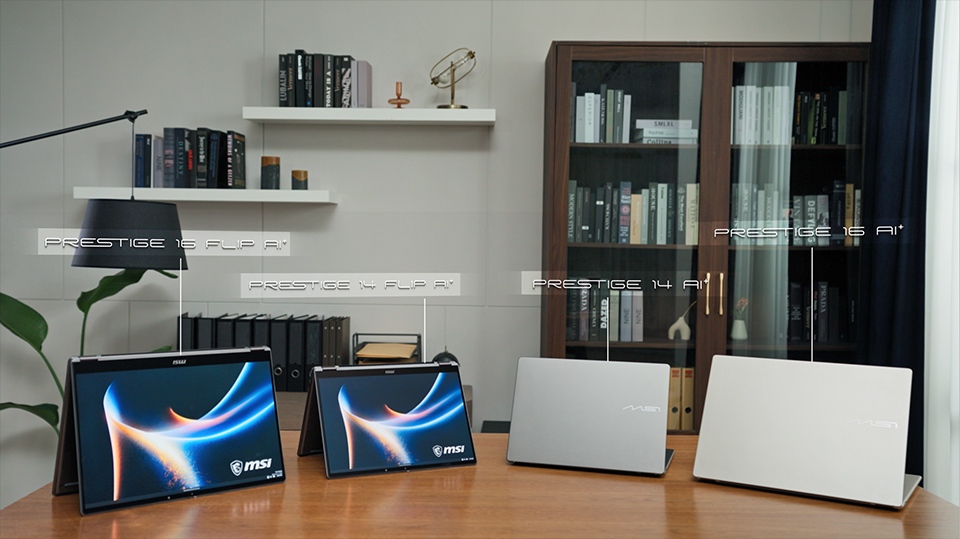The all-new MSI Prestige 14 & 16 combine elegant design, powerful performance, and intelligent features for modern professionals.