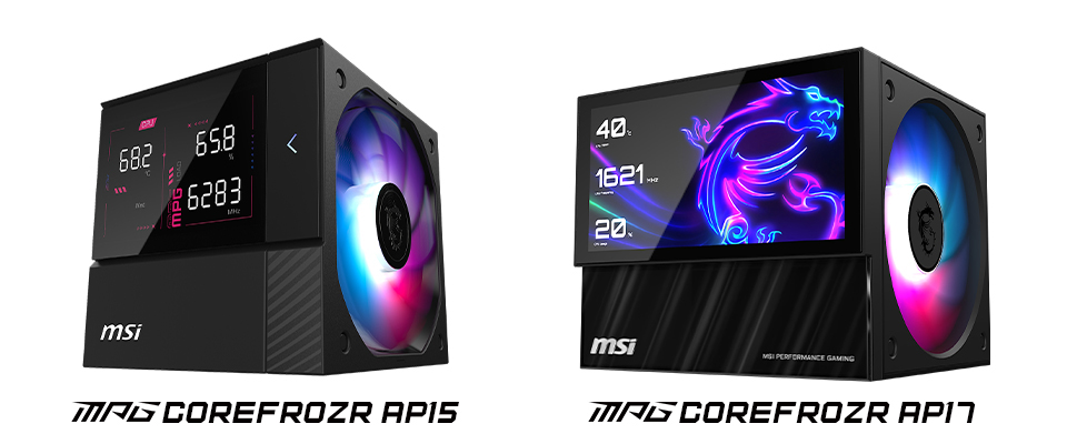 MPG COREFROZR AP17 and MPG COREFROZR AP15 Air Coolingr