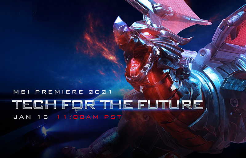 Meet MSI's New Product Lineup at  MSI Premiere 2021: Tech For The Future
