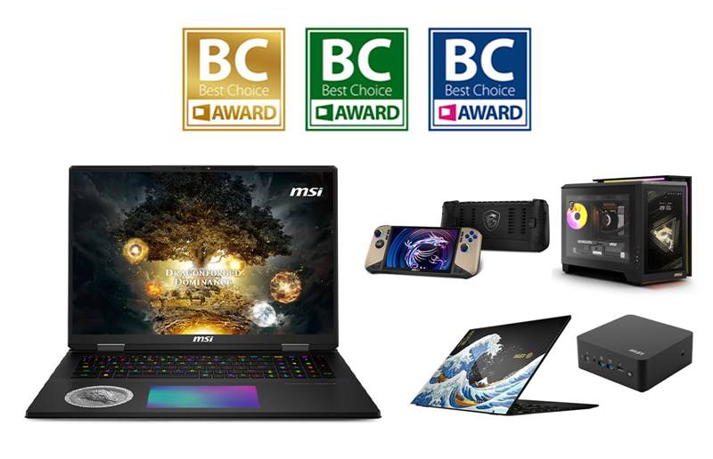 MSI Wins Multiple Awards at COMPUTEX 2025 Leading the Future of Technology through AI Innovation and Sustainable Design