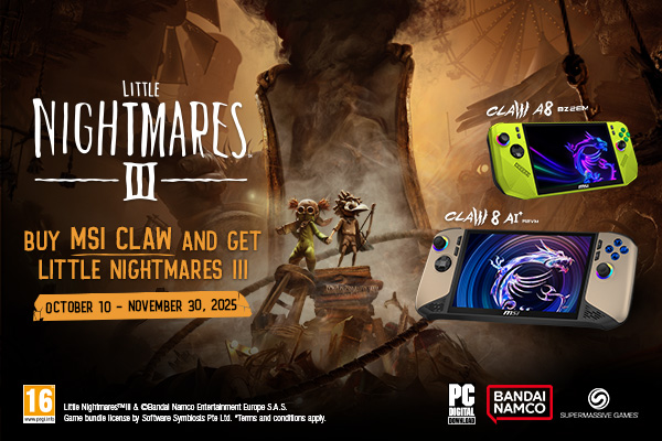 MSI and Bandai Namco Entertainment Announce Little Nightmares III Game Bundle