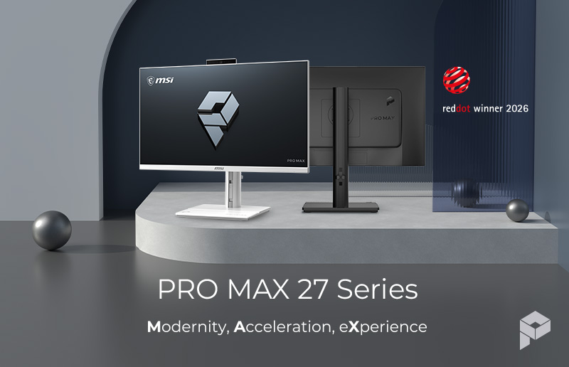 Refined Design, Enhanced Productivity: MSI Launches PRO MAX 27P/TP All-in-One PCs