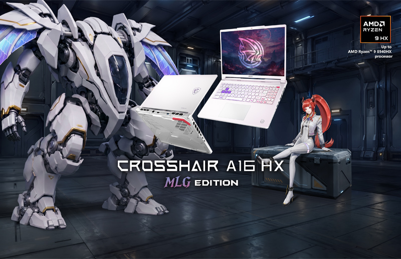 MSI's All-New Crosshair A16 HX MLG Edition Gaming Laptop with the AMD Ryzen 9 8940HX processor & NVIDIA RTX 5070 Laptop GPU Is Now Available