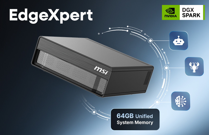 MSI EdgeXpert Adds 64GB Model to Accelerate On-Premises Agentic AI