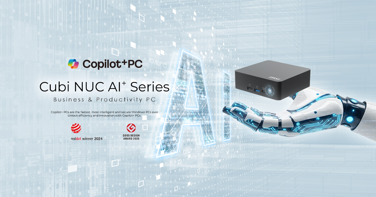 MSI Introduces Cubi NUC AI+ 3MG, an Ultra-Compact Copilot+ PC for AI ...