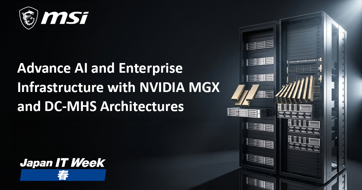 MSI Showcases AI and Enterprise Infrastructure at Japan IT Week Spring 2026