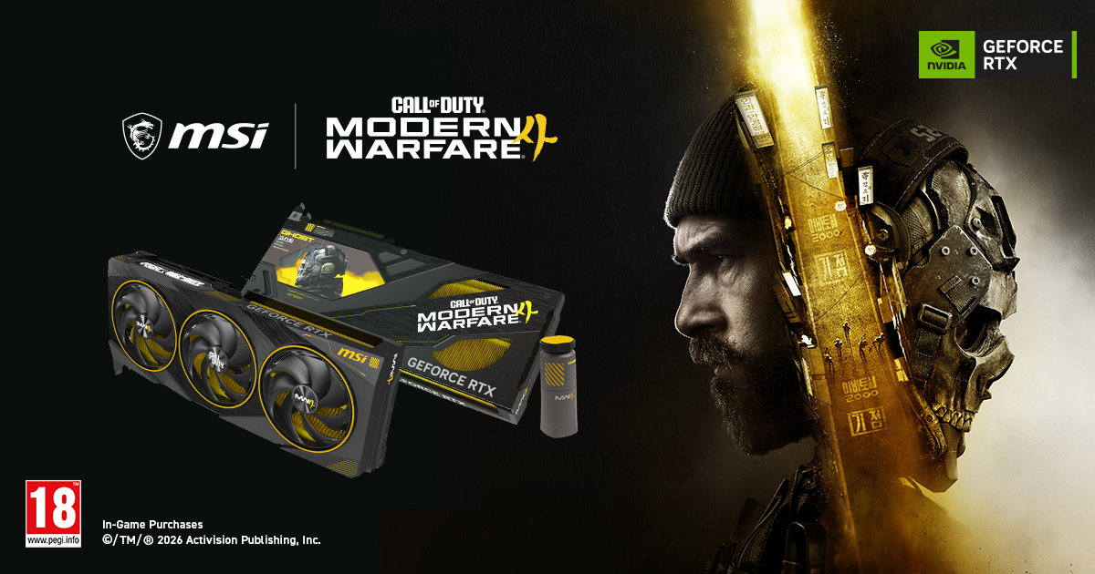 MSI Launches GeForce RTX 5080 COD MW4 Edition Inspired by Call of Duty: Modern Warfare 4