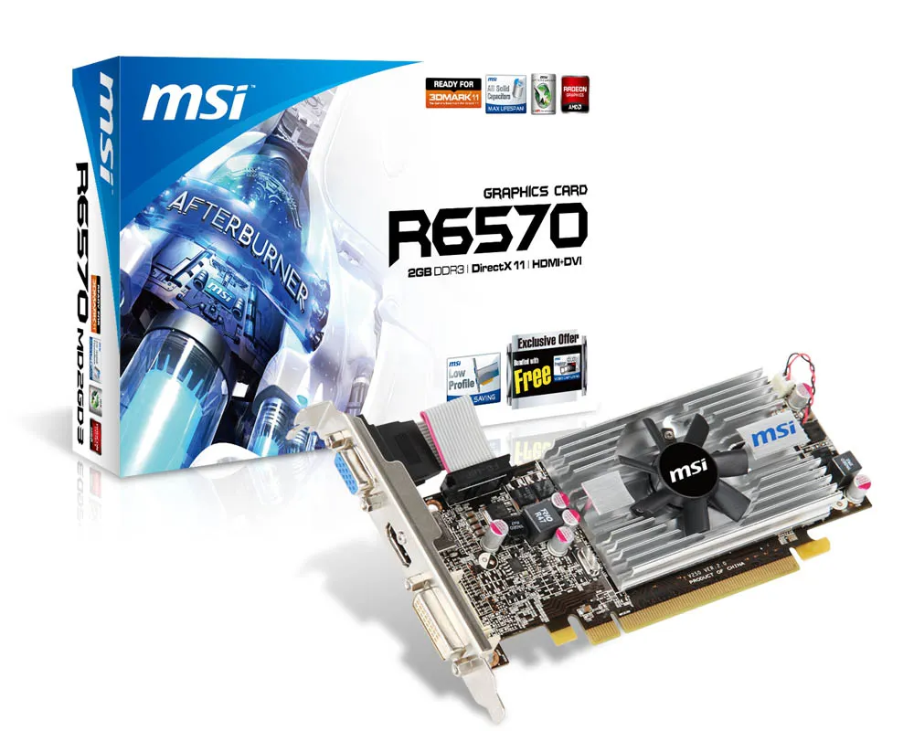 Specification R6570-MD2GD3/LP | MSI Global - The Leading Brand in